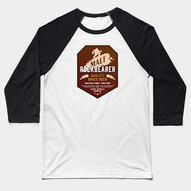 Deep Rock Galactic Malt Rockbearer Quality Space Beer Baseball T-Shirt by Arnieduke